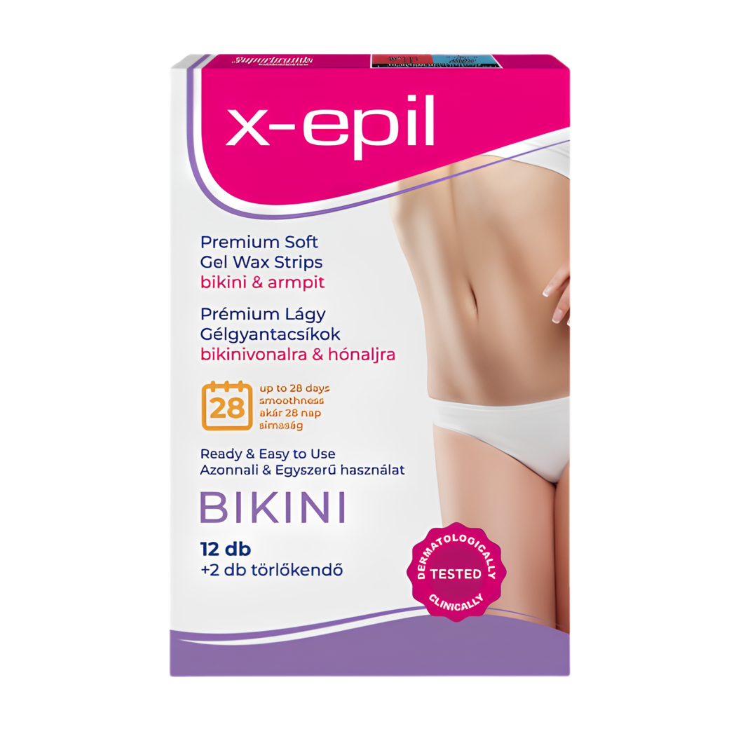 Kaltwachsstreifen Premium Soft Gel Bikini 12 St. X-Epil