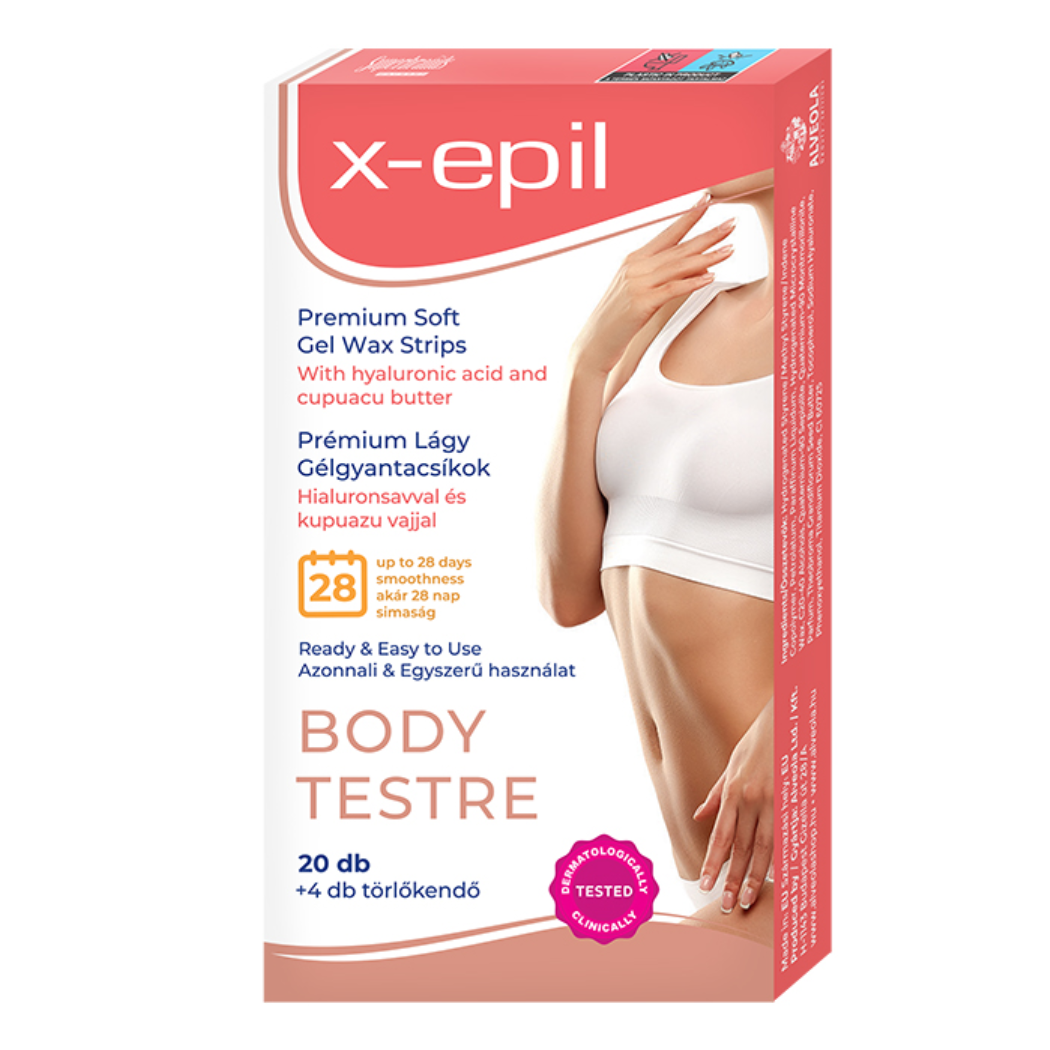 Kaltwachsstreifen Premium Body Soft Gel X-Epil 20 St.