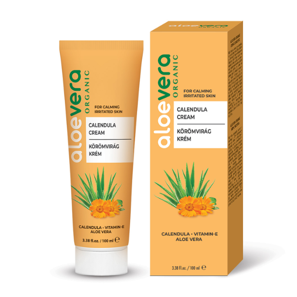 Calendula Creme Ringelblume Creme 100 ml Aloe Vera Organic