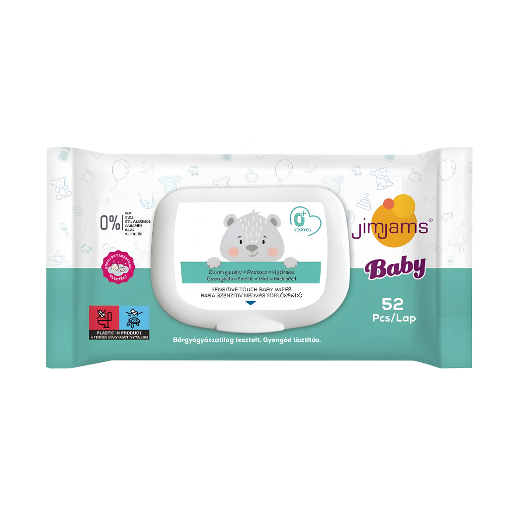Sensitive touch baby wipes JimJams