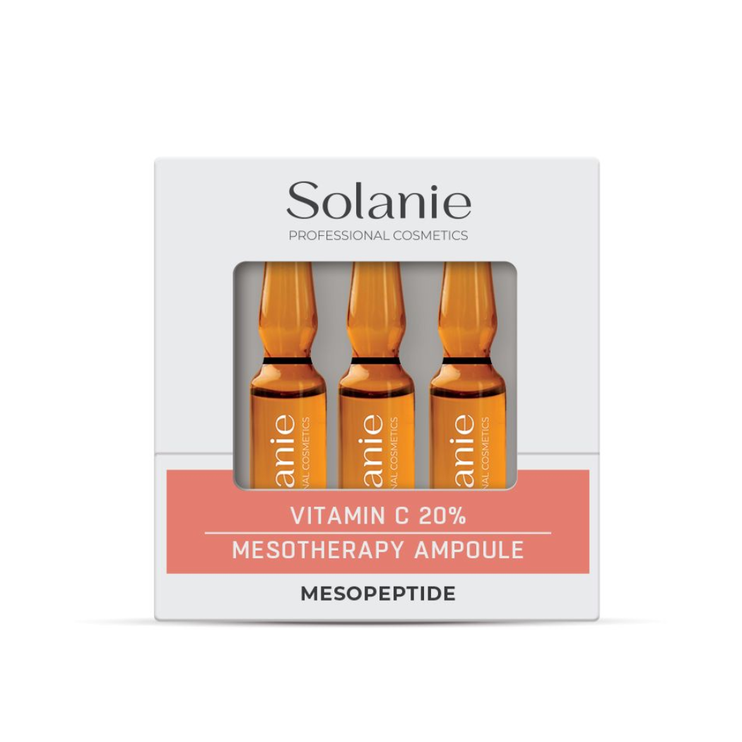 Vitamin C 20 % Mesotherapy Ampulle Solanie 3 x 2 ml