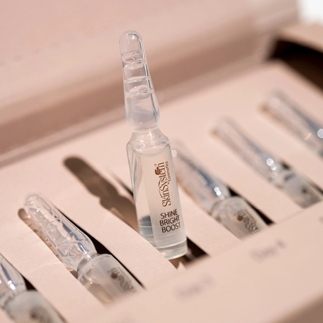 Shine Bright Boost Face Ampullen 7 x 2 ml SkinSystem
