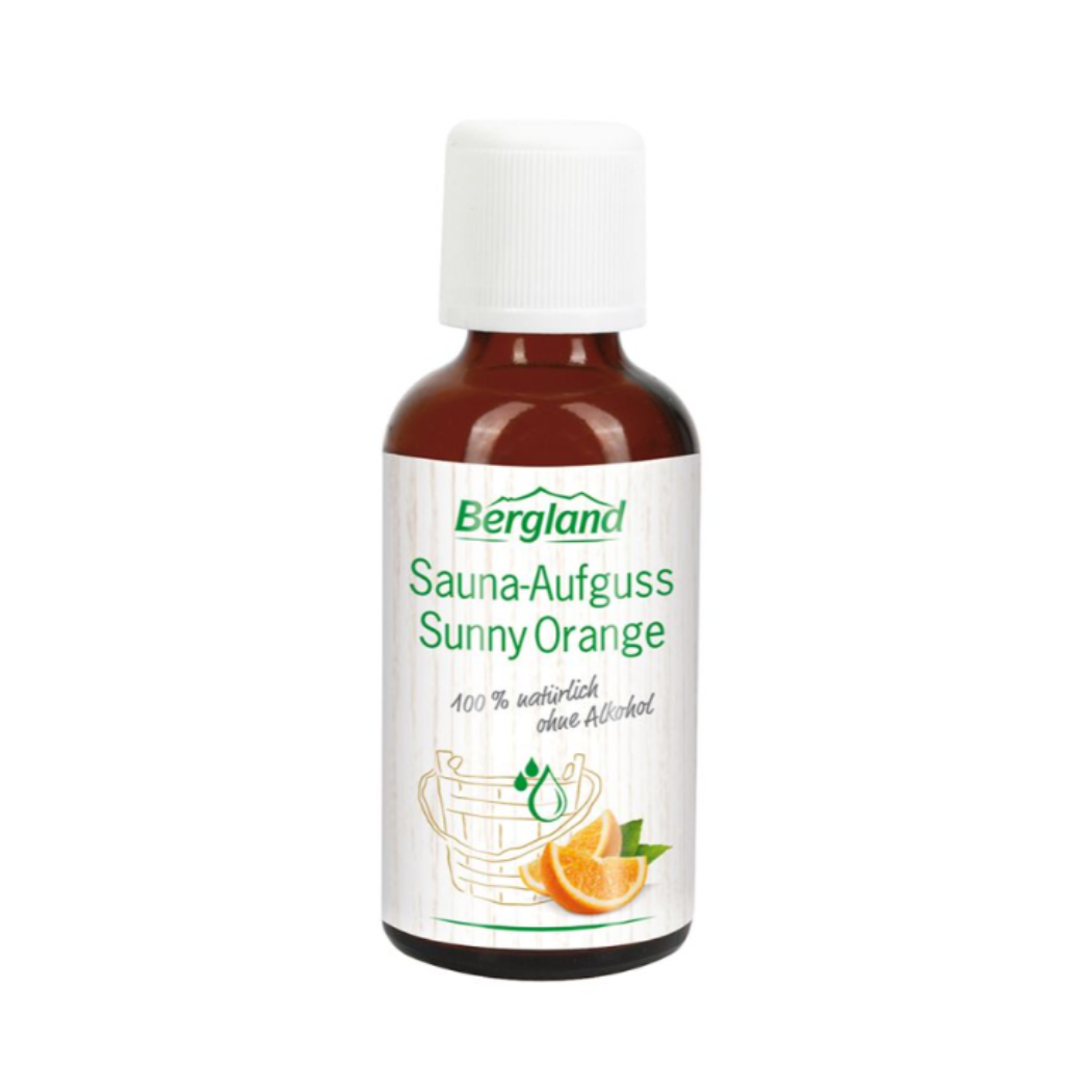 Sauna-Aufguss Sunny Orange Bergland 50 ml